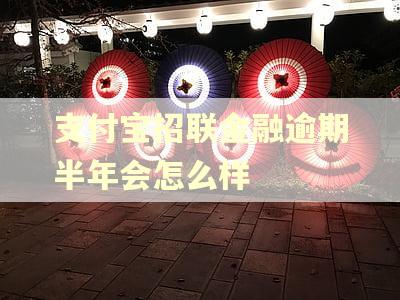 支付宝招联金融逾期半年会怎么样