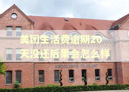 美团生活费逾期20天没还后果会怎么样