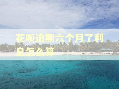 花呗逾期六个月了利息怎么算