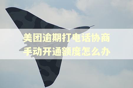 美团逾期打电话协商手动开通额度怎么办