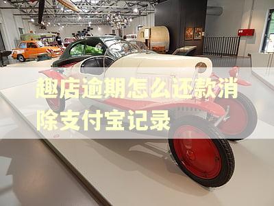 趣店逾期怎么还款消除支付宝记录