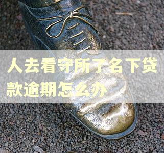 人去看守所了名下贷款逾期怎么办