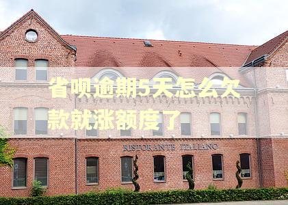 省呗逾期5天怎么欠款就涨额度了