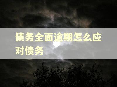 债务全面逾期怎么应对债务 债务全面逾期怎么应对债务