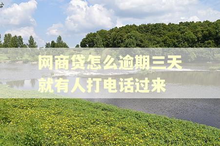 网商贷怎么逾期三天就有人打电话过来
