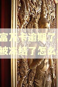 玖富万卡逾期了,账户被冻结了怎么办