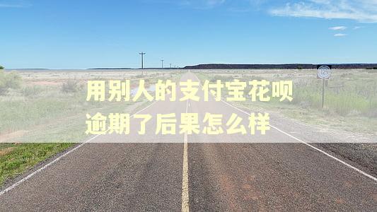 用别人的支付宝花呗逾期了后果怎么样