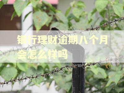 银行理财逾期八个月会怎么样吗