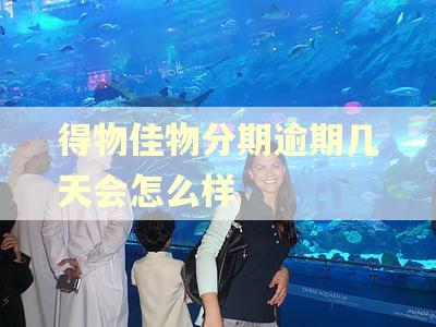 得物佳物分期逾期几天会怎么样