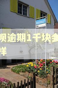 借呗逾期1千块会怎么样