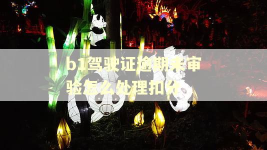 b1驾驶证逾期未审验怎么处理扣分