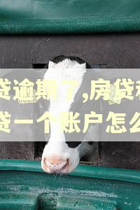 快贷逾期了,房贷和快贷一个账户怎么办
