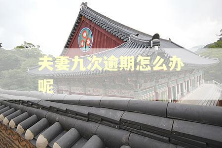 夫妻九次逾期怎么办呢 夫妻九次逾期怎么办呢