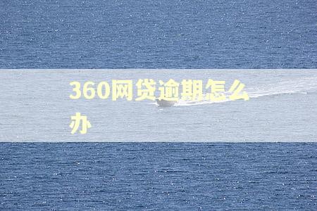 360网贷逾期怎么办