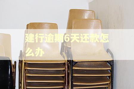 建行逾期6天还款怎么办 建行逾期6天还款怎么办