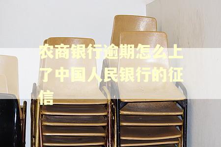 农商银行逾期怎么上了中国人民银行的征信