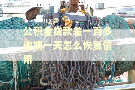 公积金贷款差一百多逾期一天怎么恢复信用