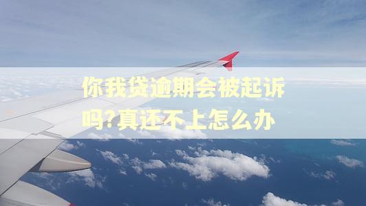你我贷逾期会被起诉吗?真还不上怎么办