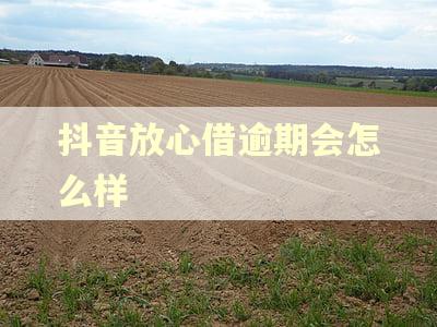 抖音放心借逾期会怎么样