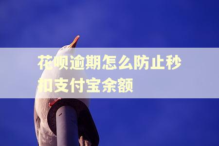 花呗逾期怎么防止秒扣支付宝余额