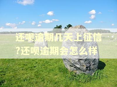 还呗逾期几天上征信?还呗逾期会怎么样