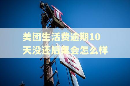美团生活费逾期10天没还后果会怎么样 美团生活费逾期10天没还后果会怎么样