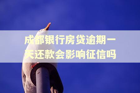 成都银行房贷逾期一天还款会影响征信吗 成都银行房贷逾期一天还款会影响征信吗