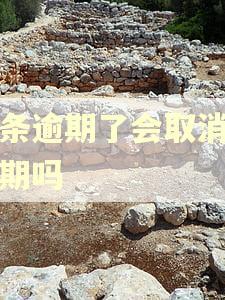 金条逾期了会取消你分期吗