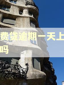 消费贷逾期一天上征信吗