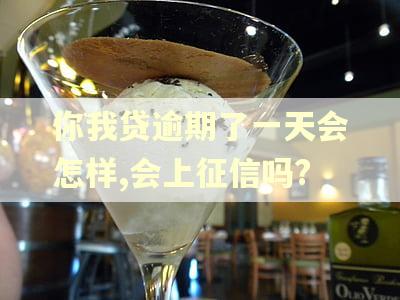 你我贷逾期了一天会怎样,会上征信吗?