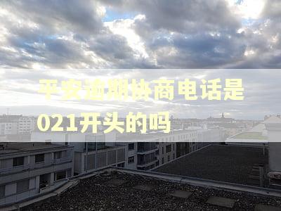 平安逾期协商电话是021开头的吗