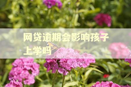 网贷逾期会影响孩子上学吗