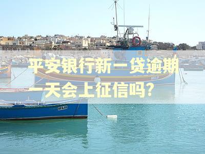 平安银行新一贷逾期一天会上征信吗?