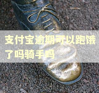 支付宝逾期可以跑饿了吗骑手吗