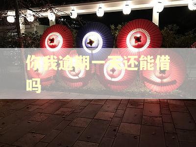 你我逾期一天还能借吗 你我逾期一天还能借吗