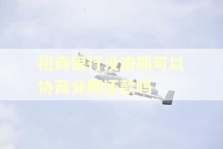 招商银行没逾期可以协商分期还款吗