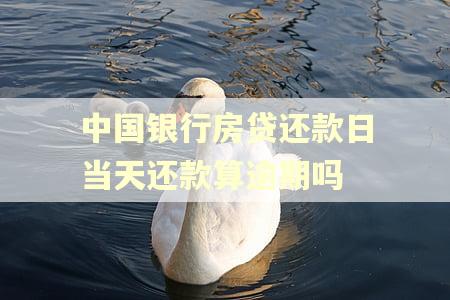 中国银行房贷还款日当天还款算逾期吗