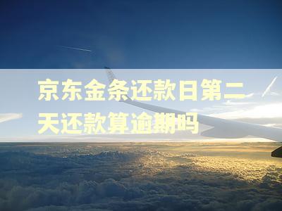 京东金条还款日第二天还款算逾期吗 京东金条还款日第二天还款算逾期吗