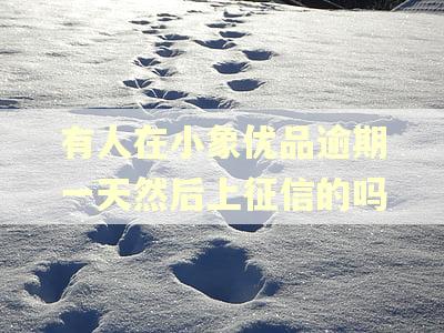 有人在小象优品逾期一天然后上征信的吗 有人在小象优品逾期一天然后上征信的吗