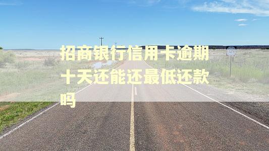 招商银行信用卡逾期十天还能还最低还款吗