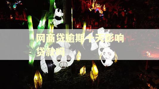 网商贷逾期十天影响贷款吗