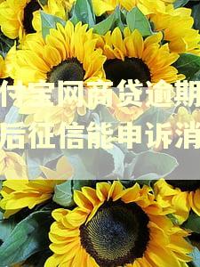 支付宝网商贷逾期还款后征信能申诉消除吗 支付宝网商贷逾期还款后征信能申诉消除吗