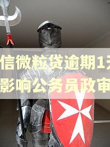微信微粒贷逾期1天会影响公务员政审吗
