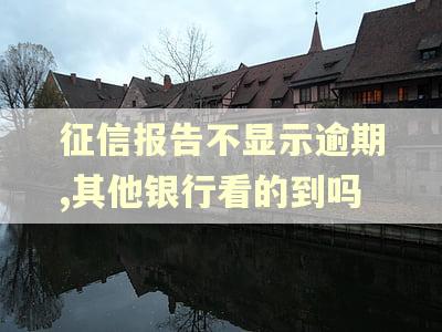 征信报告不显示逾期,其他银行看的到吗