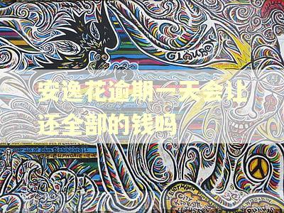 安逸花逾期一天会让还全部的钱吗