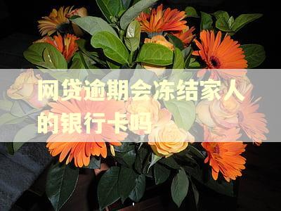 网贷逾期会冻结家人的银行卡吗