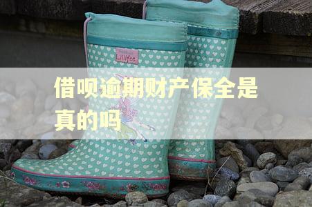 借呗逾期财产保全是真的吗 借呗逾期财产保全是真的吗