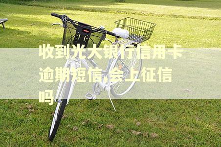 收到光大银行信用卡逾期短信,会上征信吗