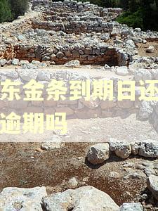 京东金条到期日还款算逾期吗 京东金条到期日还款算逾期吗