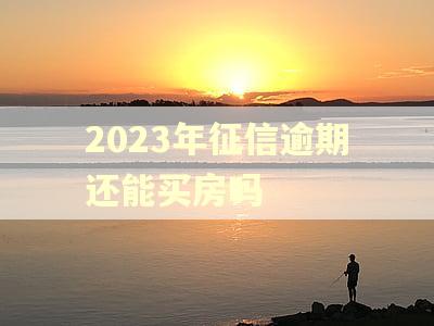 2023年征信逾期还能买房吗